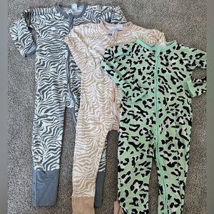 Bonds Size 3 Animal Print Footies